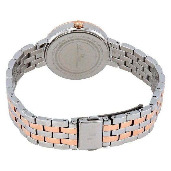 NWT Lucien Piccard Fashion Ladies Quartz Steel Authentic Watch - Picture 3 of 3